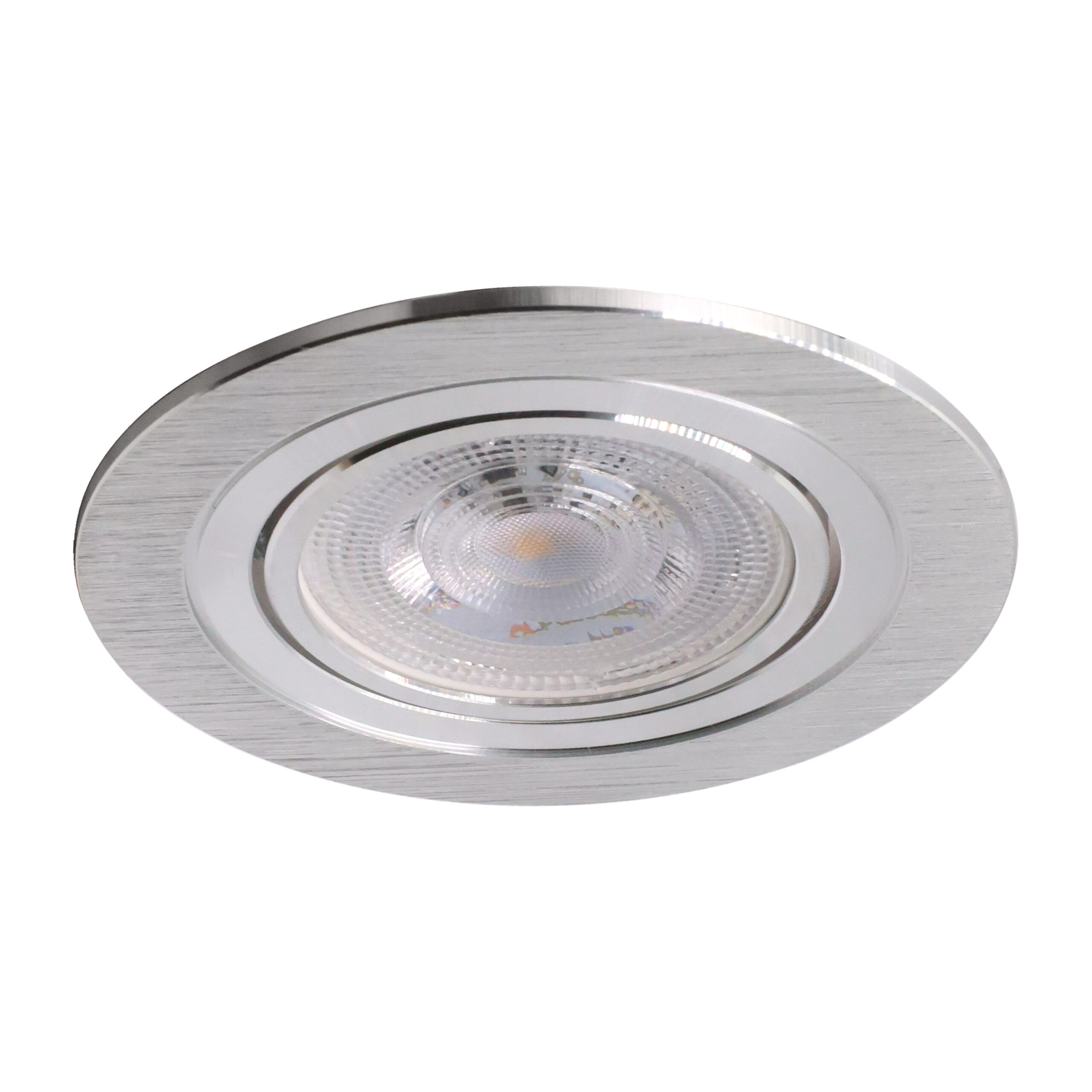 LED GU10 Doppel Einbauspot Spotlight Einbaurahmen Aluminium 360° schwenkbar 