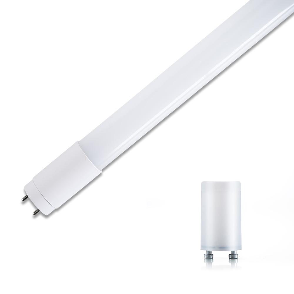 IP65 LED-Leuchtstoffröhre 120 cm doppelt + 2 LED-Leuchtstoffröhren | 18  Watt | 4000K neutral weiß - 840 | Prof-line