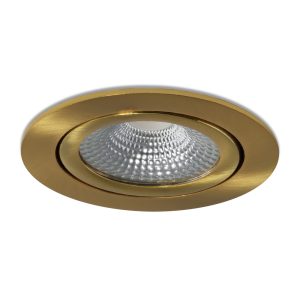 LED-Einbaustrahler Vivaro gold 5 W dimmbar  Extra Warmweiß 2700 K