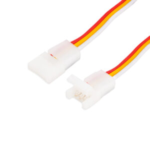 Dual White Verbinder mit Kabel 50 cm lötfrei